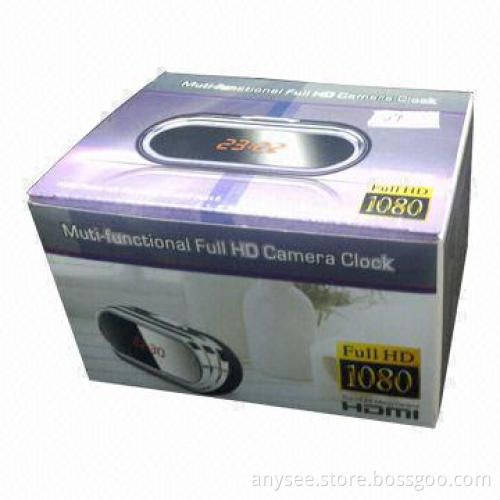 Digital Surveillance Clock with Motion Detection and 30 Hours Working Time